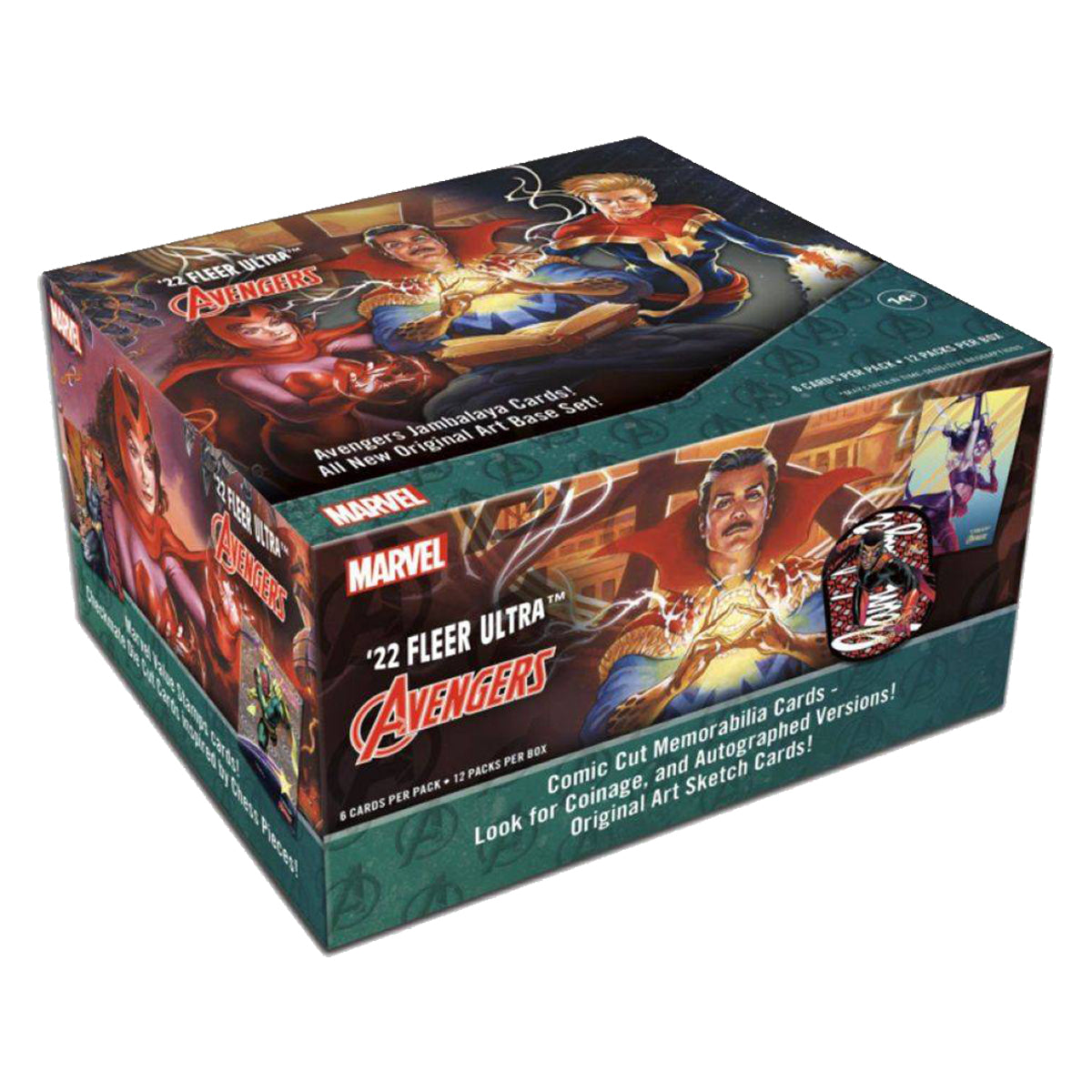 Upper Deck Marvel Comics 2022 Fleer Ultra Avengers Trading Cards Display