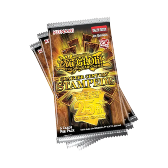 YuGiOh! Quarter Century Stampede 3-Booster Tuckbox