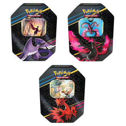 Crown Zenith Tins (Set of 3) 4 Booster Packs Per Tin POKEMON TCG