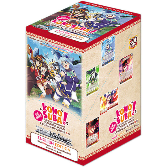 Weiss Schwarz KONOSUBA: God's blessing on this wonderful world! Legend of Crimson REPRINT Booster Box