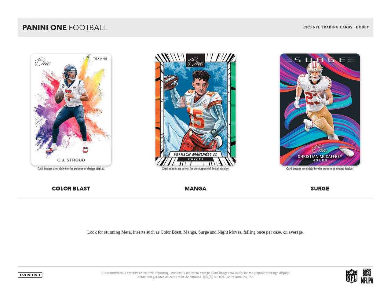 2023 Panini One Football Hobby Box