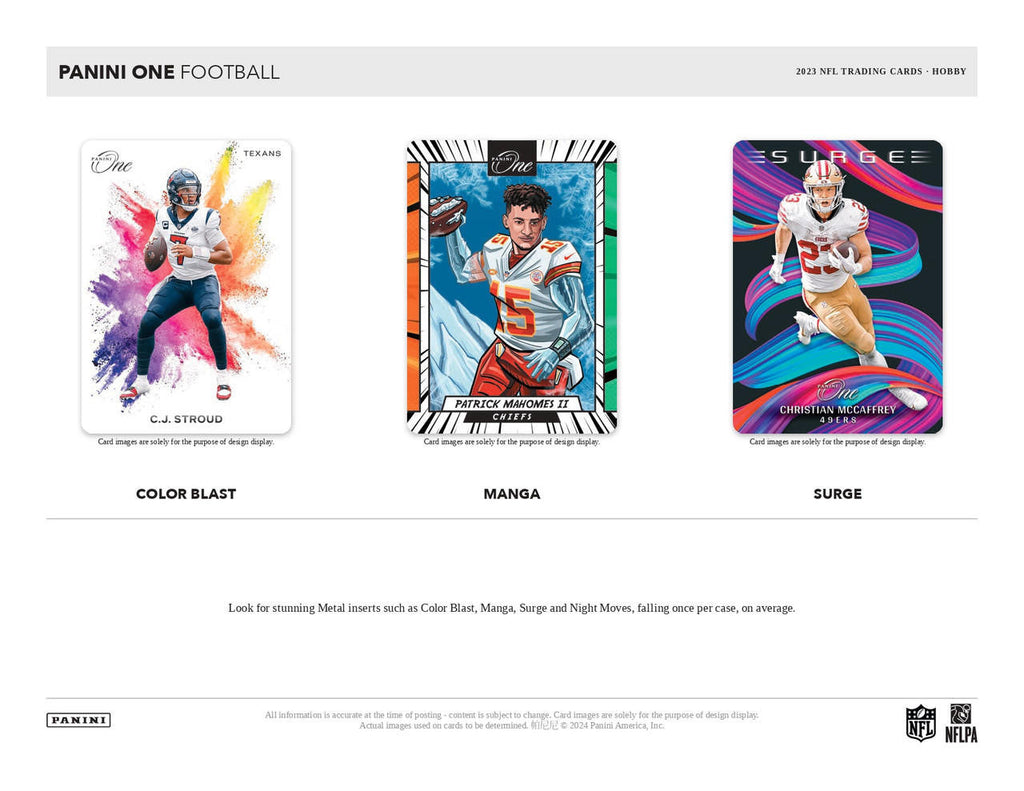 2023 Panini One Football Hobby 20 Box Case