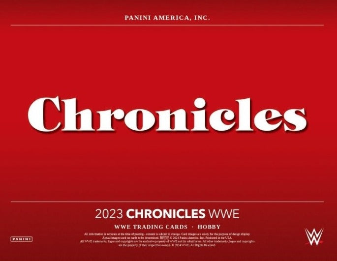2023 Panini Chronicles WWE Hobby Box
