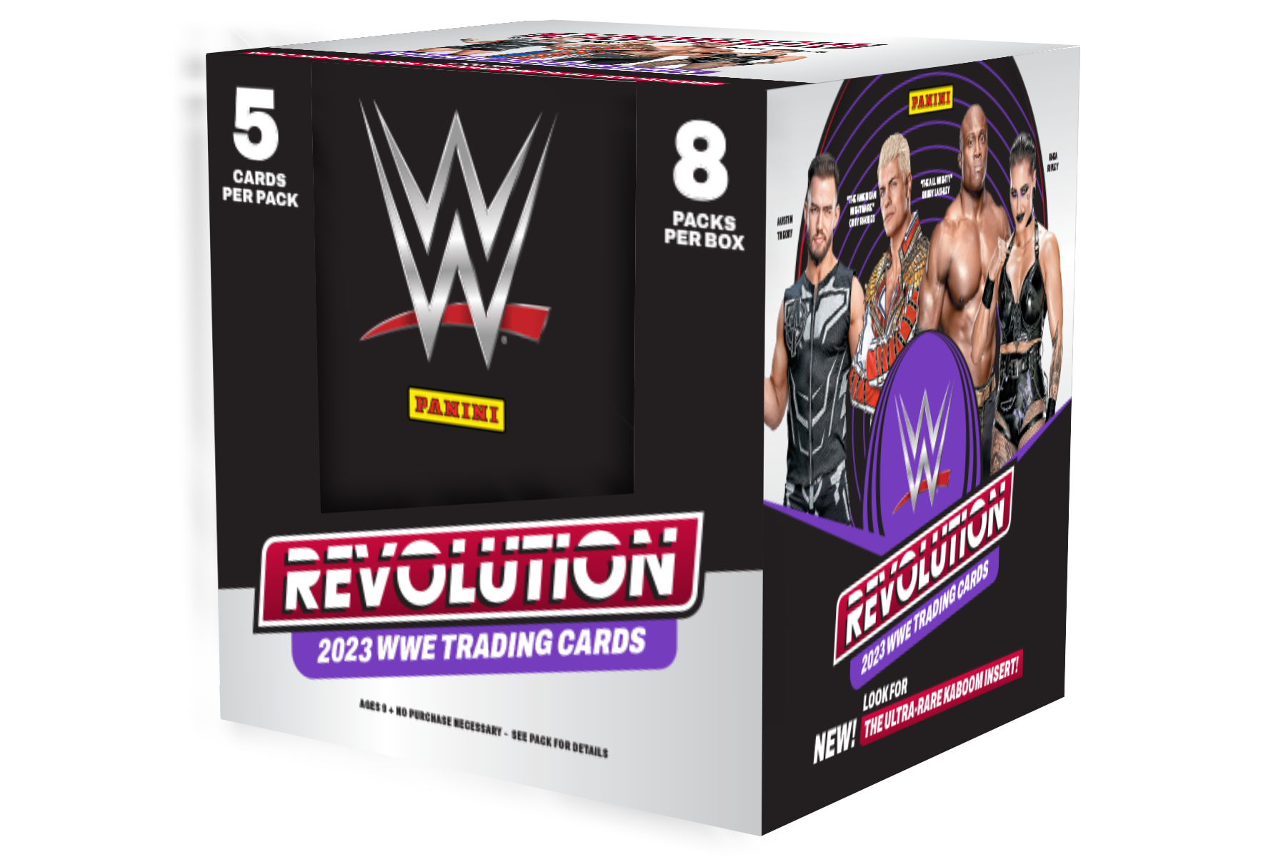 2023 Panini Revolution WWE Hobby 8 Box Case