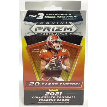2021 Prizm Draft Collegiate Football Hanger Box