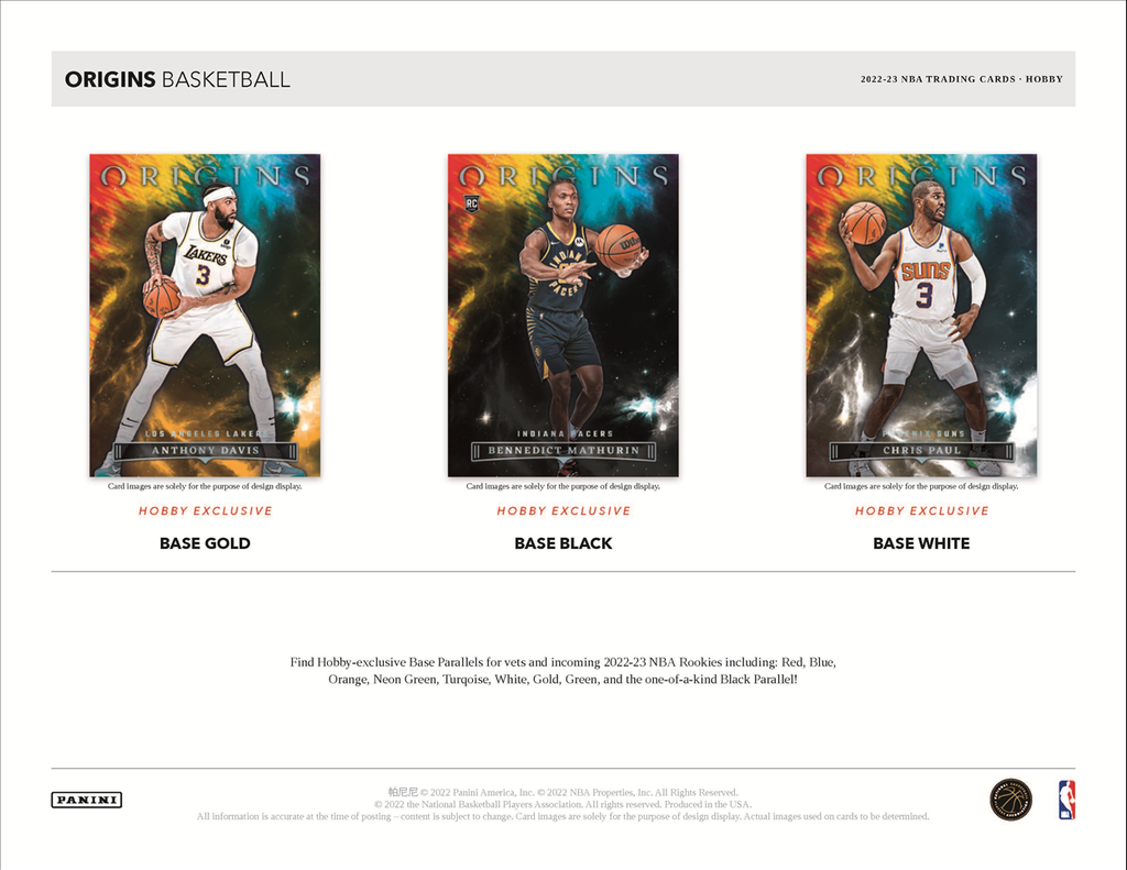 2022-23 Panini Origins Basketball Hobby Box