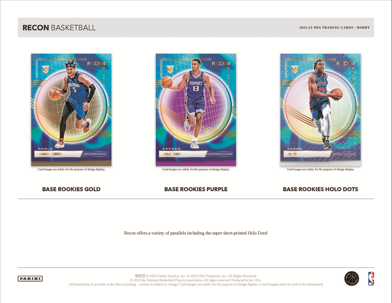 2022-23 Panini Recon Basketball Hobby Box