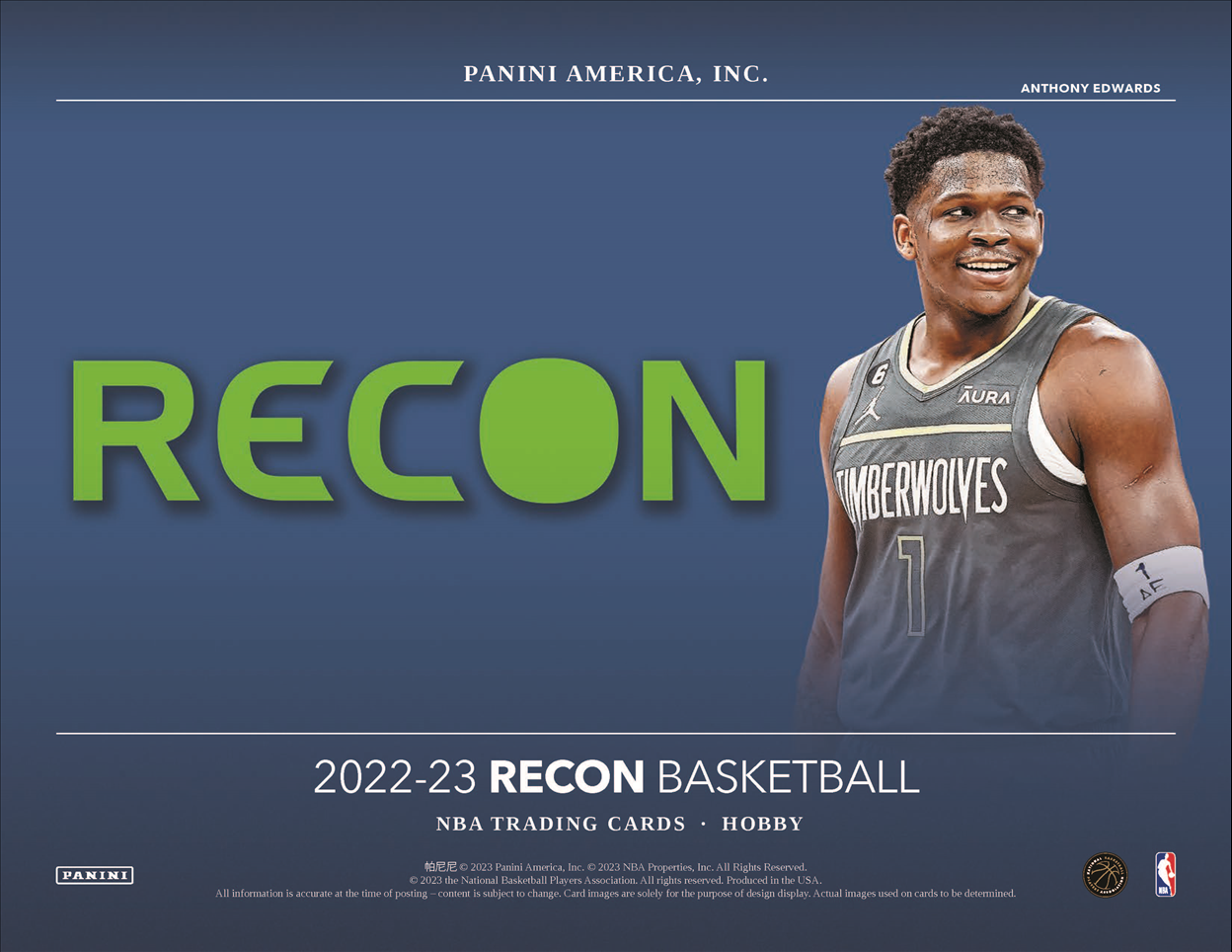 2022-23 Panini Recon Basketball Hobby Box