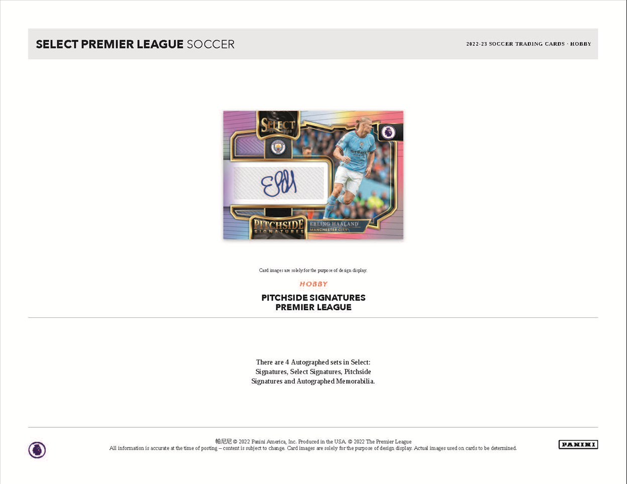 2022-23 Panini Select Premier League Soccer Hobby 12 Box Case