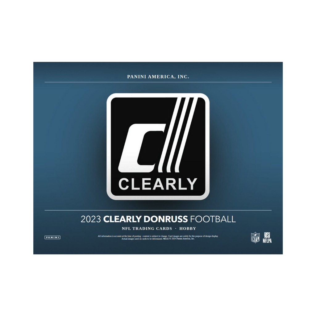 2023 Panini Clearly Donruss Football Hobby Box