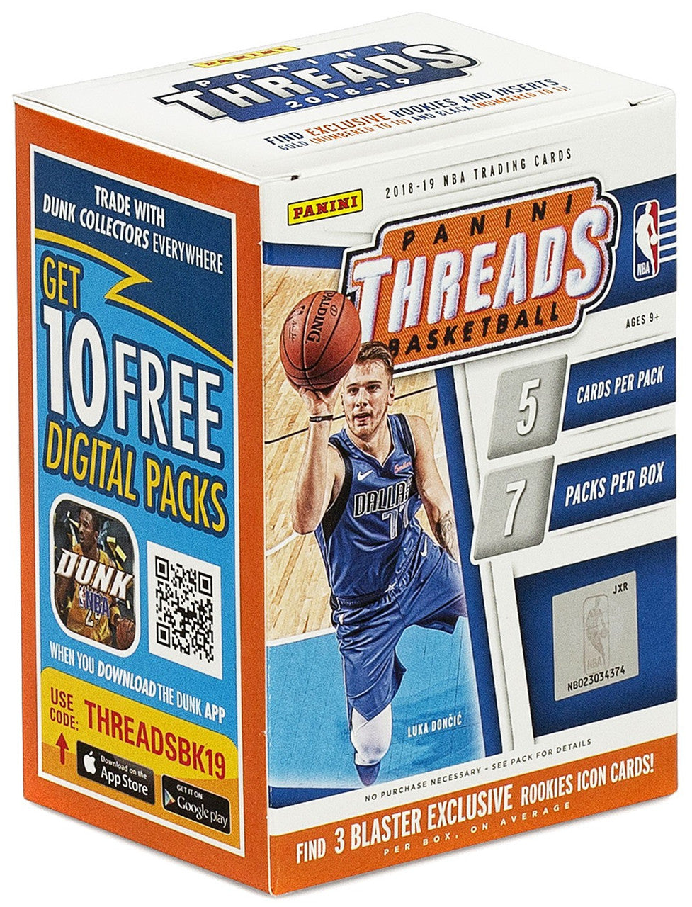 2018-19 Panini Threads blaster box