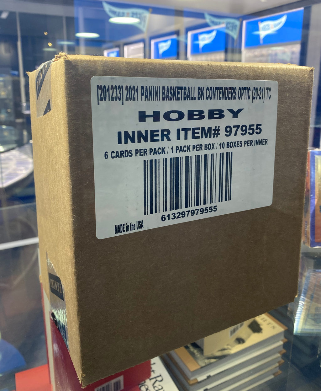 2020-21 Panini Optic Contenders NBA Hobby Inner Case