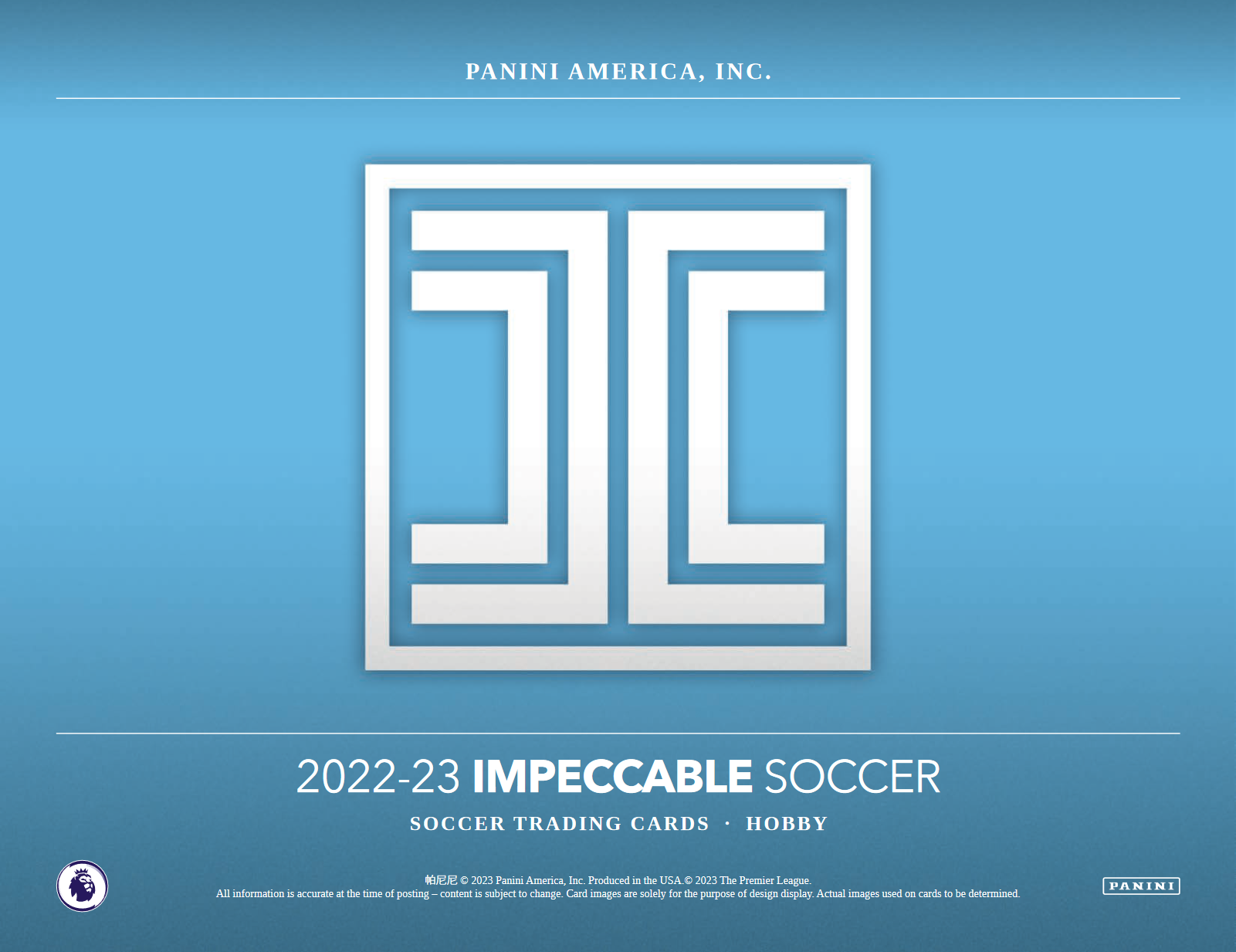 2022-23 Panini Impeccable Soccer Hobby Box