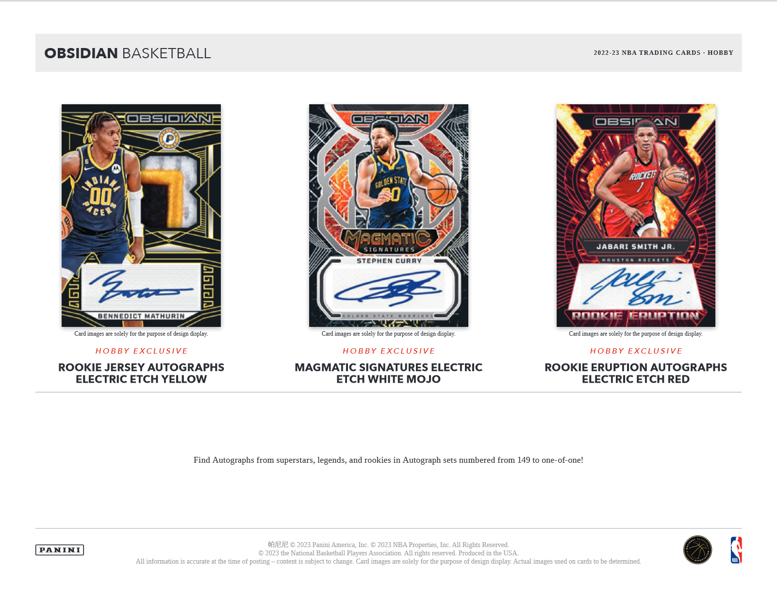 2022-23 Panini Obsidian Basketball Hobby Box