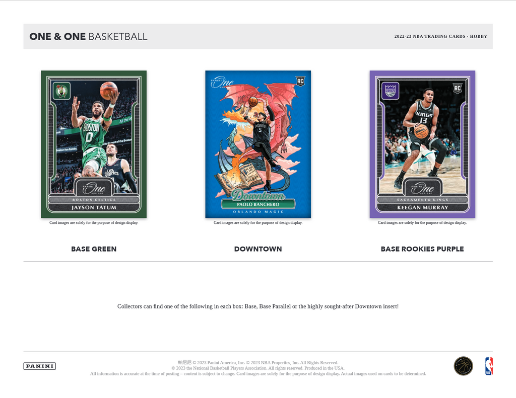 2022-23 Panini One & One Basketball Hobby Box