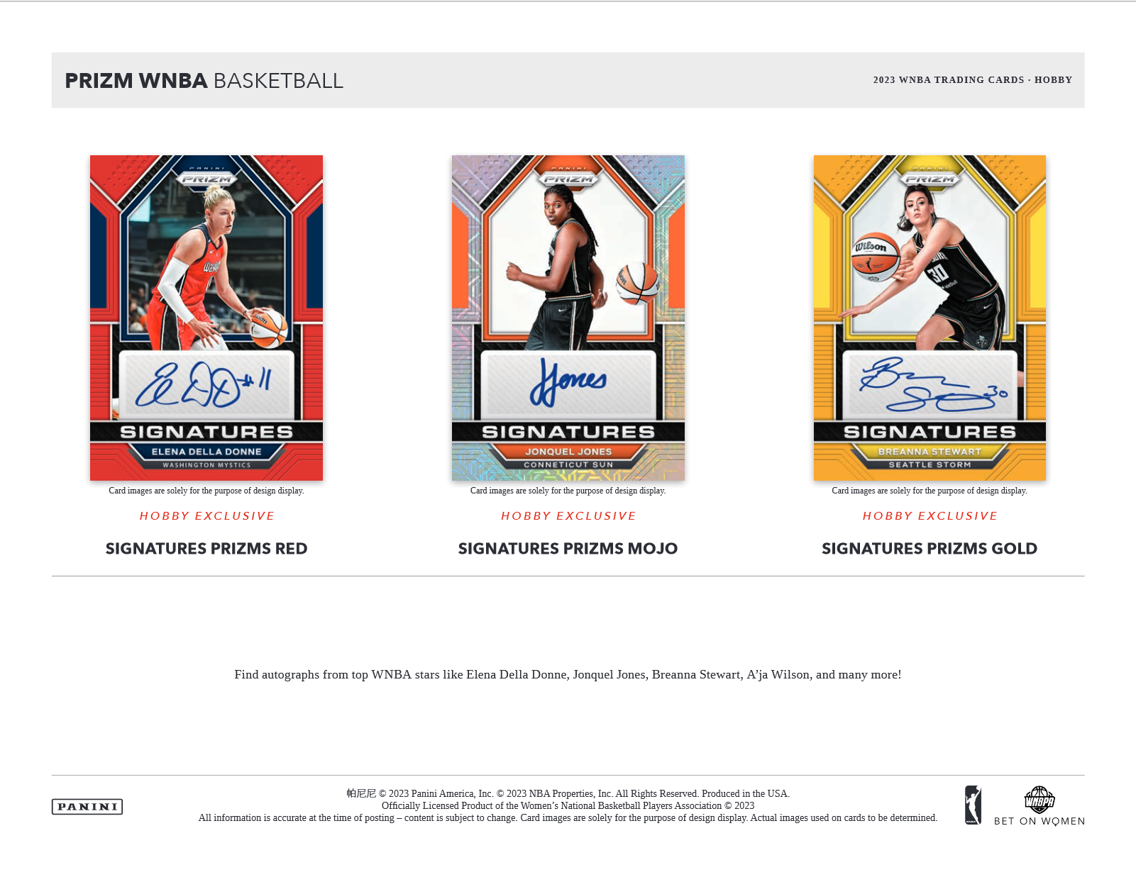 2023 Panini Prizm WNBA Basketball Hobby 12 Box Case
