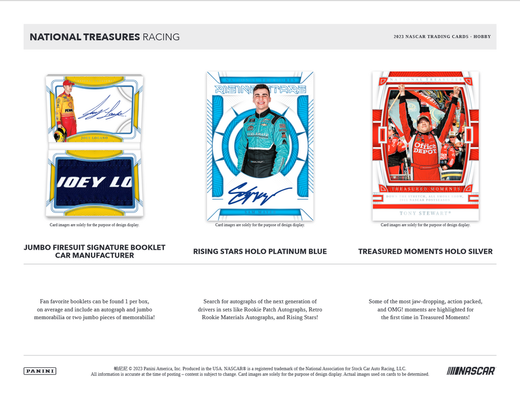 2023 Panini National Treasures Racing Hobby Box