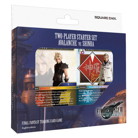 Two Player Starter Set Avalanche Vs Shinra Final Fantasy