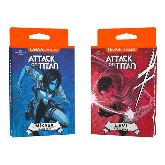 UniVersus Attack on Titan: Battle for Humanity Clash Decks (Pair)