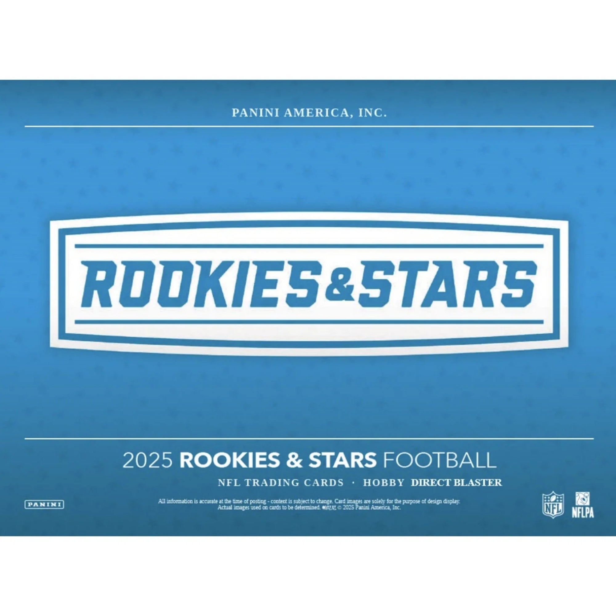 2025 Panini Rookies and Stars Football Blaster Box 20 box case