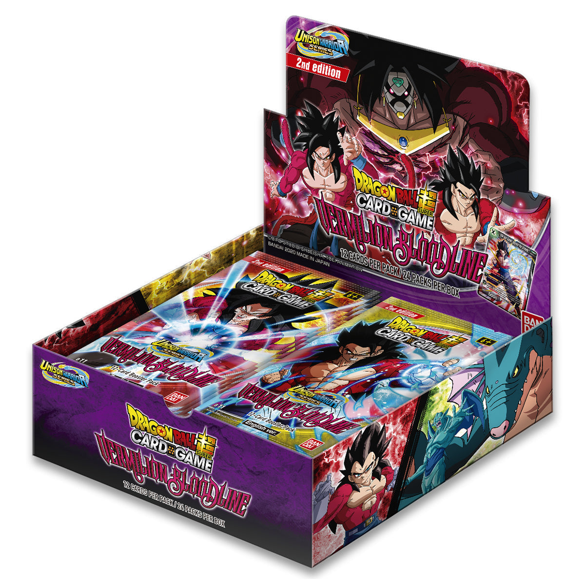 Vermilion Bloodline Booster Box 2nd Edition Dragon Ball Super