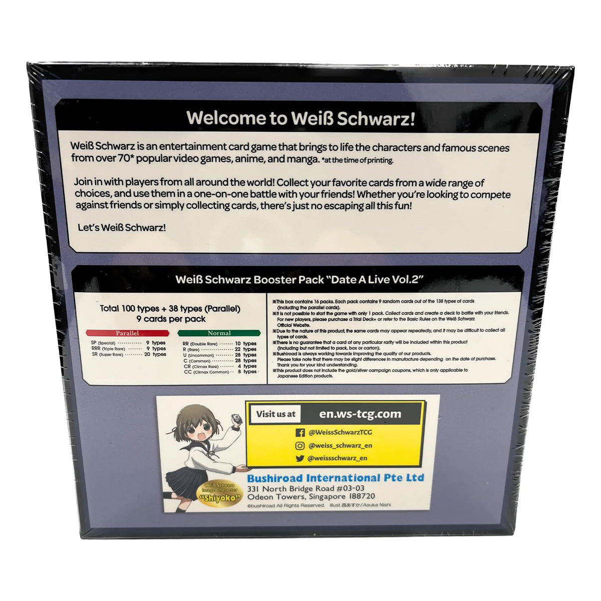 Weiss Schwarz Date A Live Vol.2 Booster Box