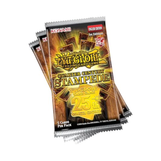 YuGiOh! Quarter Century Stampede 3-Booster Tuckbox