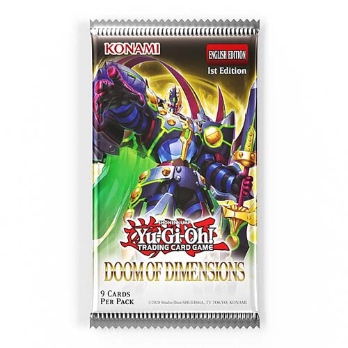 YuGiOh! Doom Of Dimensions Single Booster Pack