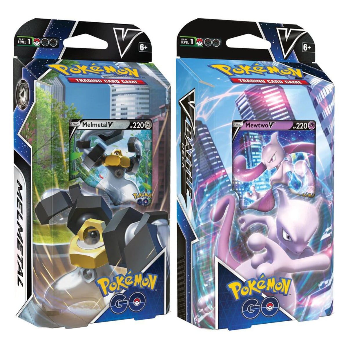 V Battle Decks Mewtwo V & Melmetal V (Pair) POKEMON GO TCG