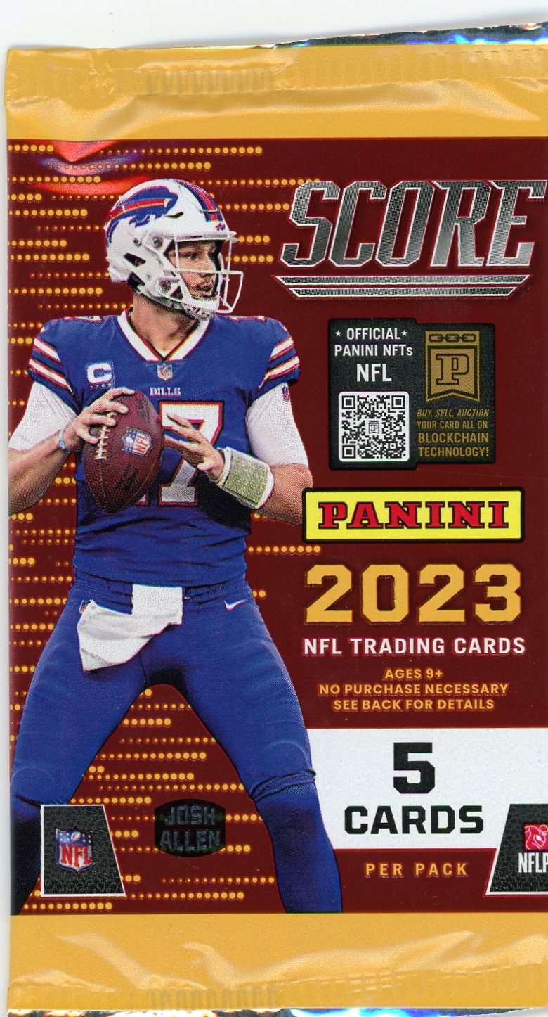 2023 Panini Score Football Gravity Feed Pack