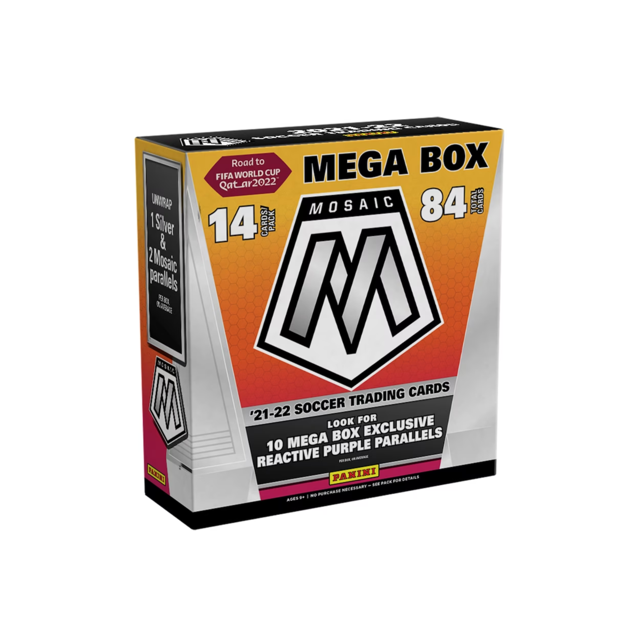 2021-22 Panini Mosaic Soccer Road to the World Cup Mega Fanatics Exclusive Pack